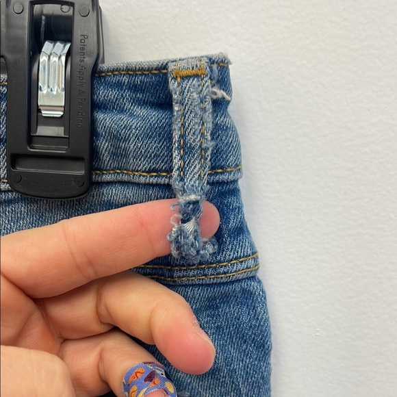 Zara Blue Ankle Cropped Distressed Jeans - Picture 6 of 8